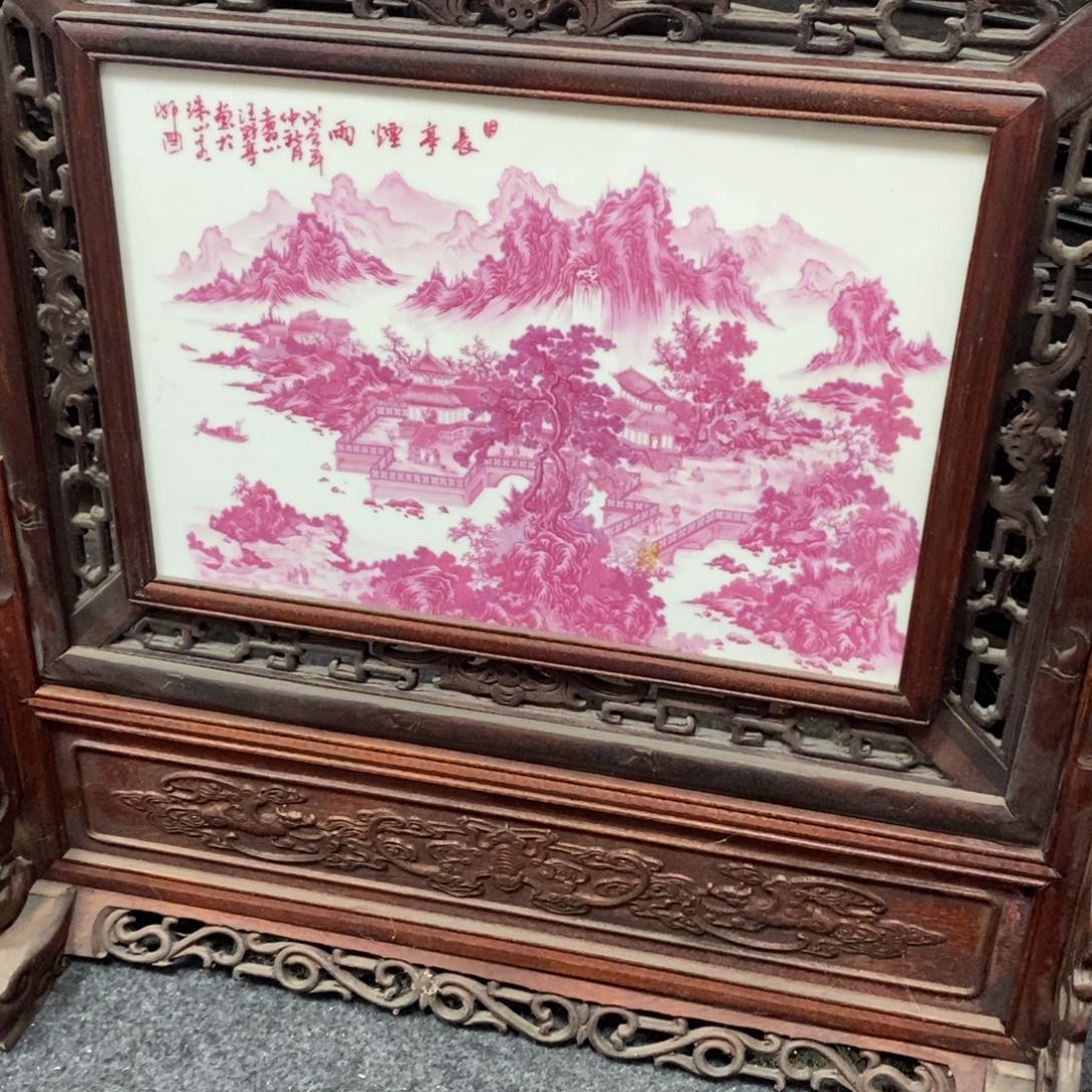 瓷片冉*景德镇瓷板画柴窑烧制