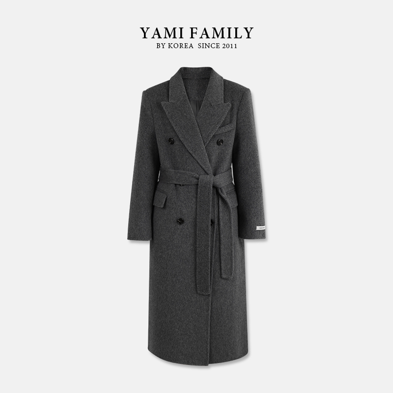【摩登教主】YM 569 长款时尚休闲双面羊毛大衣】【昭昭专属】