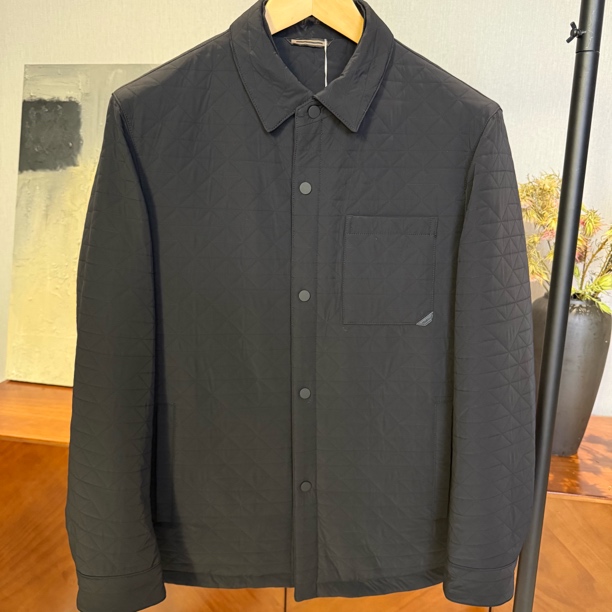 25款轻奢男士秋冬款90白鹅绒商务休闲菱形格轻薄羽绒服8531