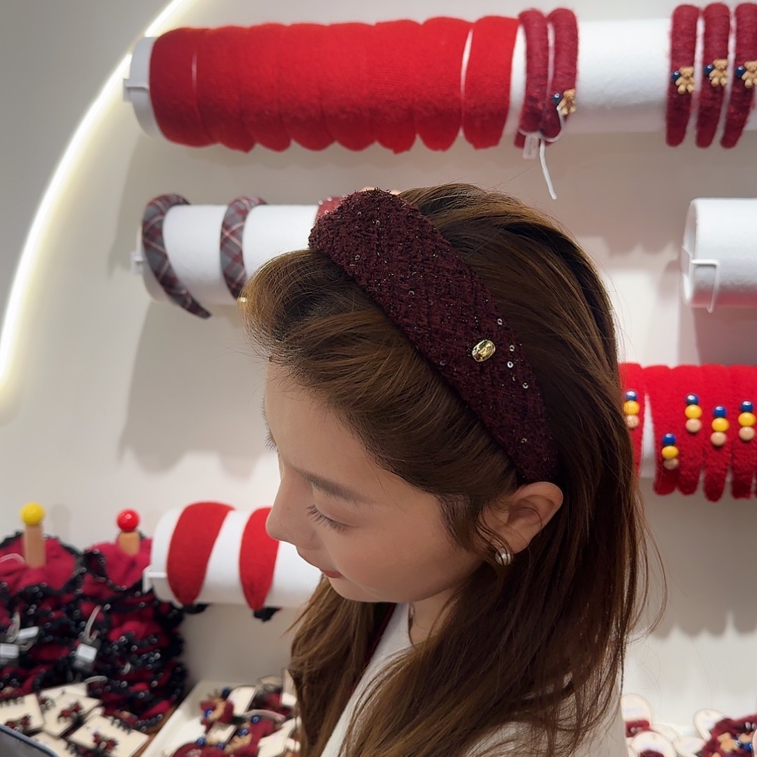 布艺非金属新款发箍