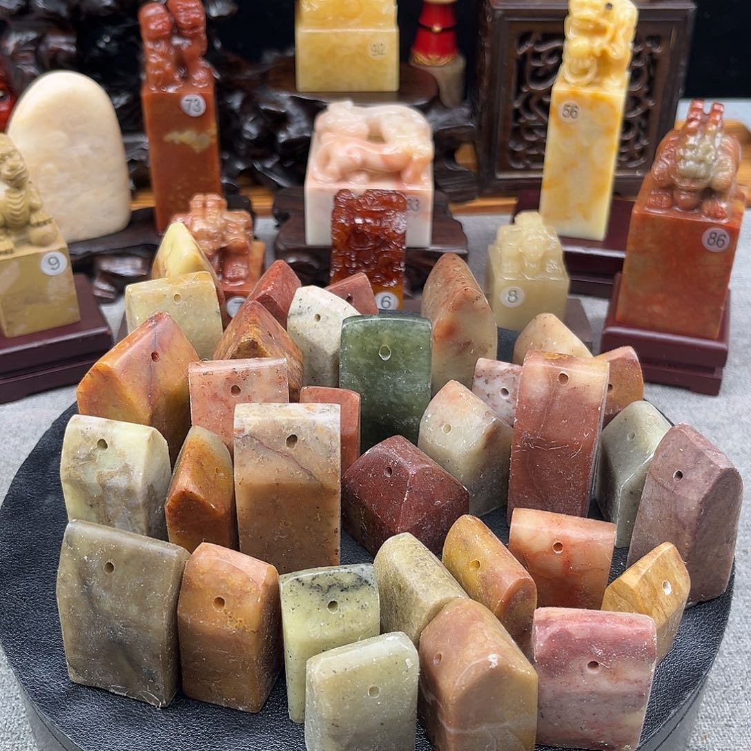 笔***生寿山石捡漏瑕疵品