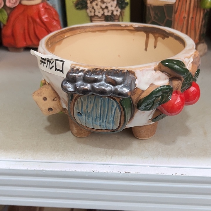 粗陶材质多肉花盆