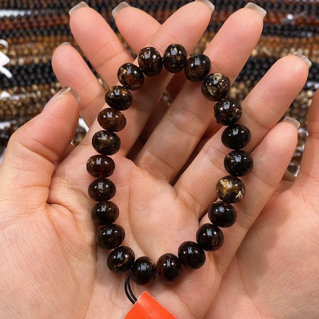 琥珀未镶嵌手链抚顺琥珀