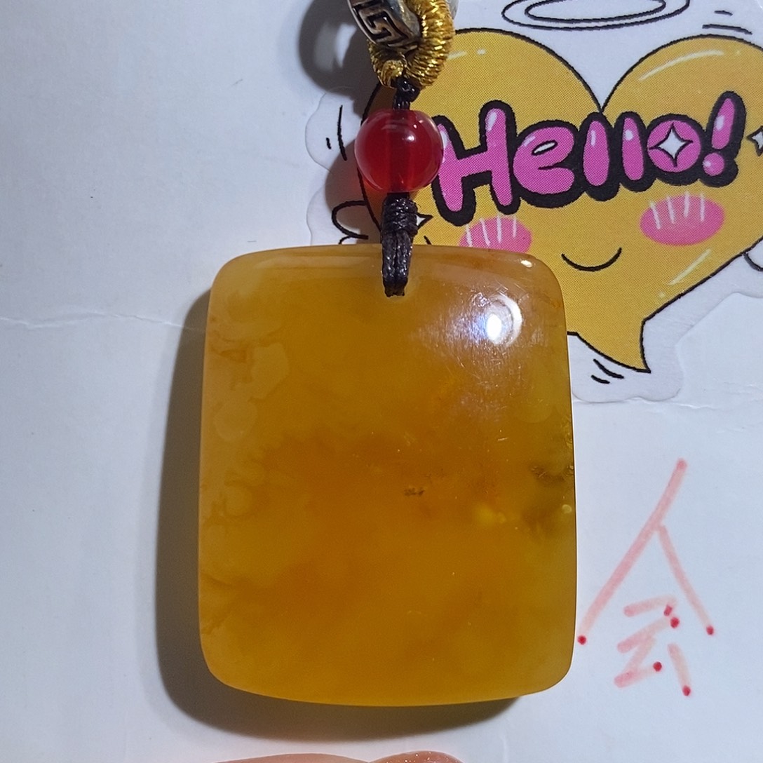 定制琥珀未镶嵌蜜蜡吊坠