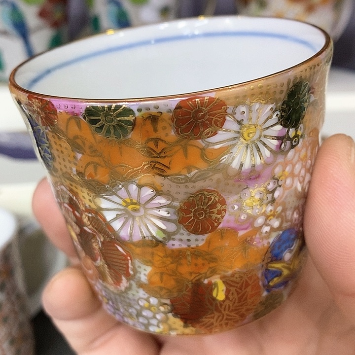 摆件进口瓷器九谷