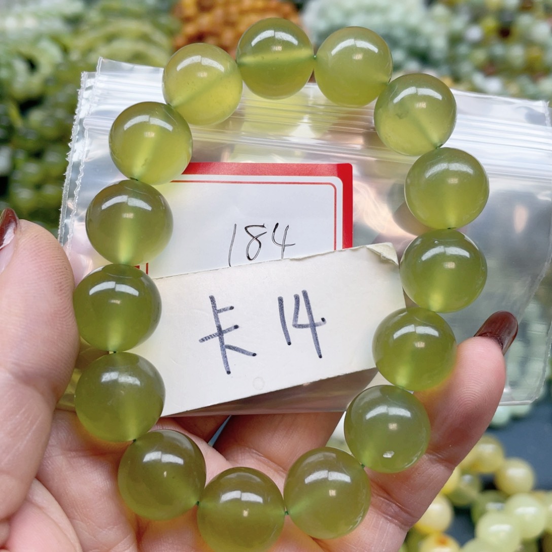 未镶嵌蛇纹石玉手串