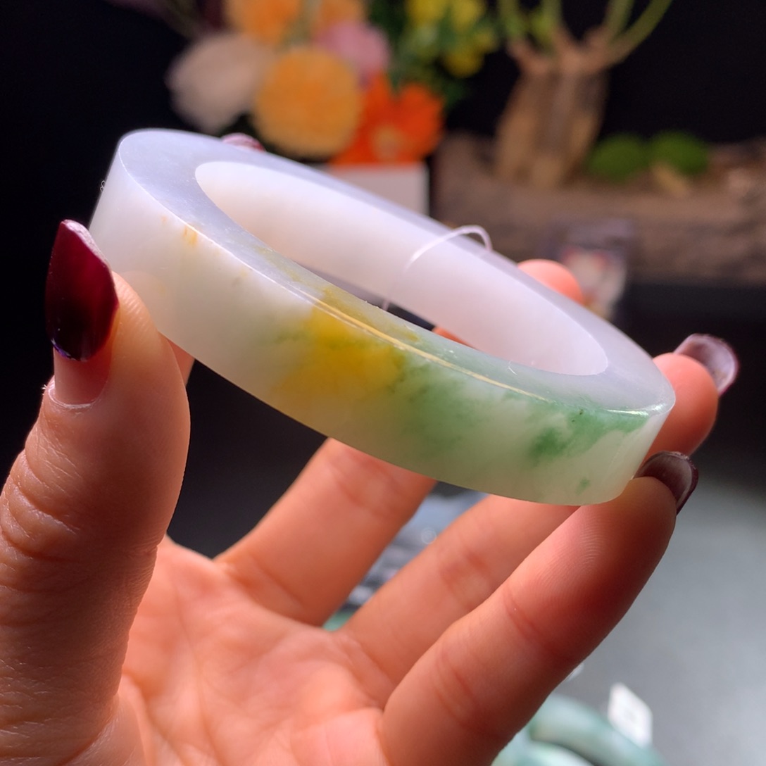 定制翡翠手镯未镶嵌手镯