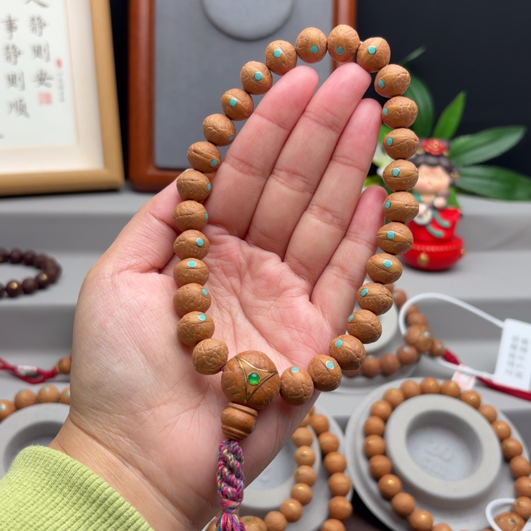 手串凤眼菩提12小镶嵌手持