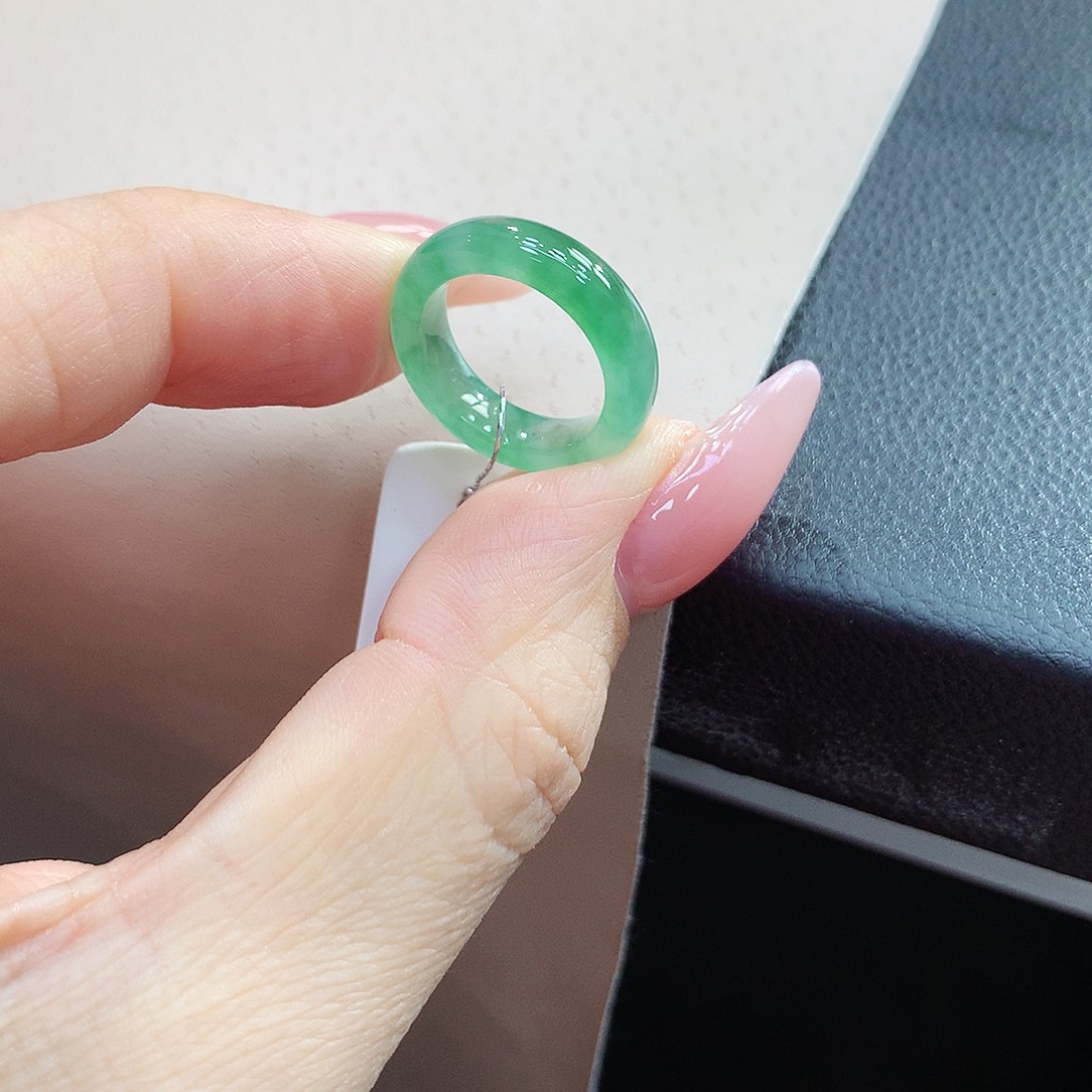 未镶嵌戒指翡翠5号