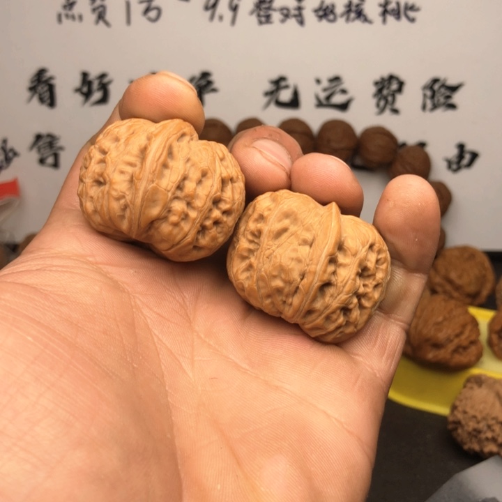 文玩核桃把件41尺寸全品元宝
