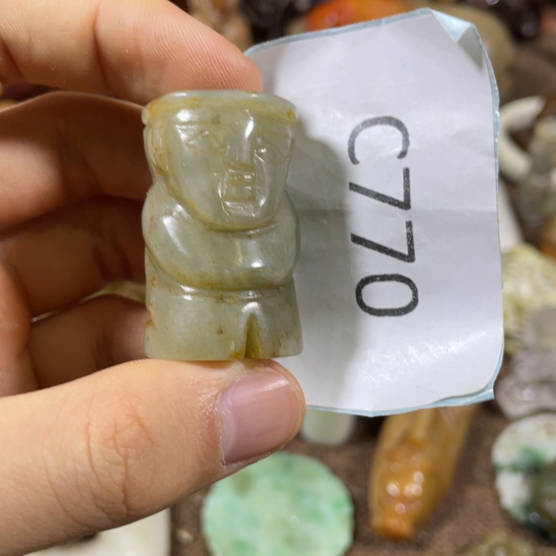 和田玉未镶嵌吊坠(不含链)