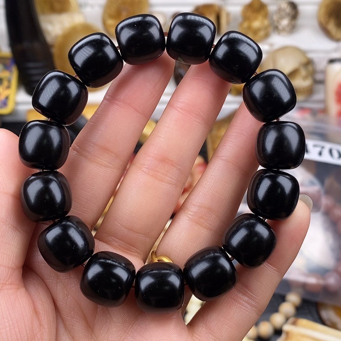 其他驼骨黑驴蹄桶珠14