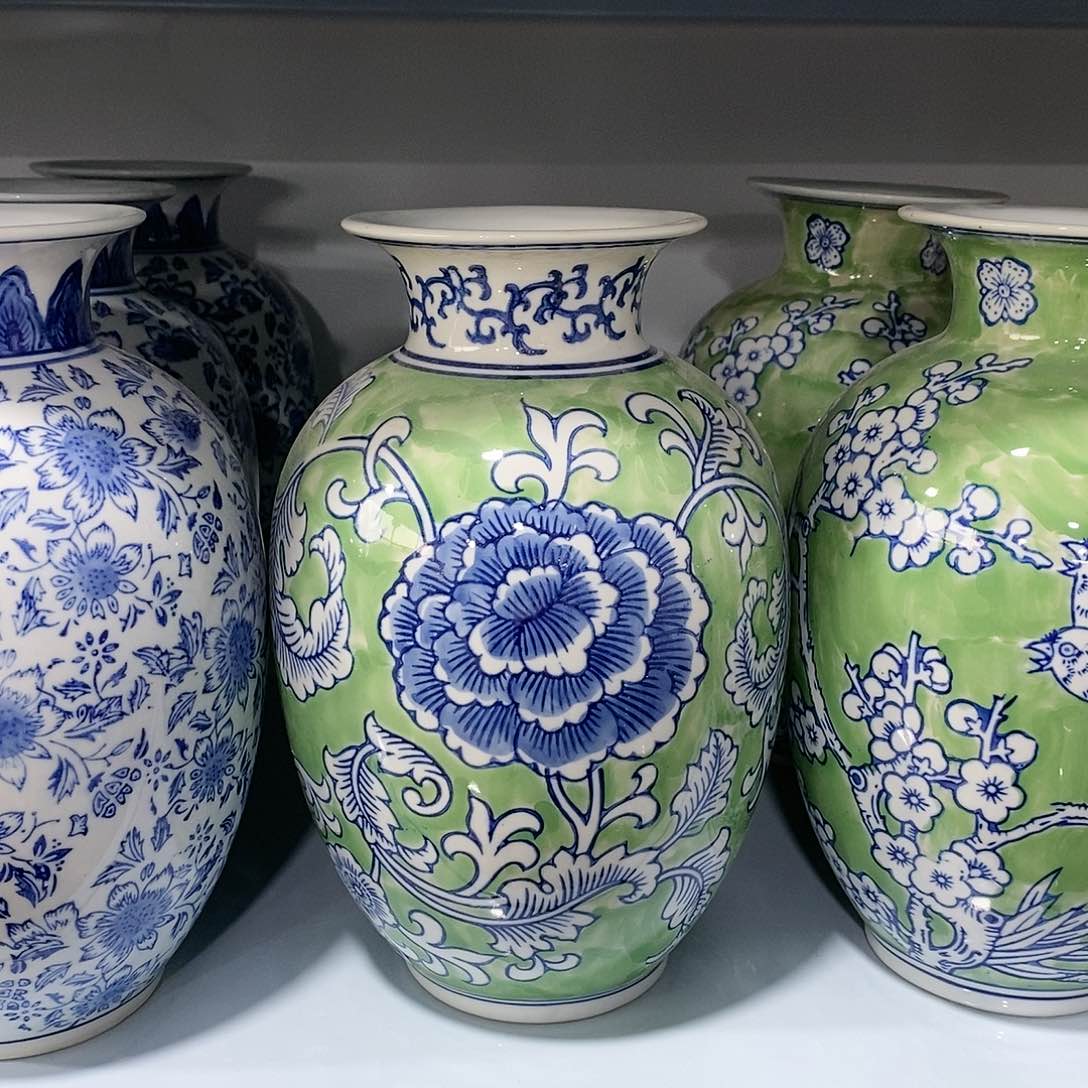 【闪购商品】摆件牡丹花花瓶瓷器24.16………………