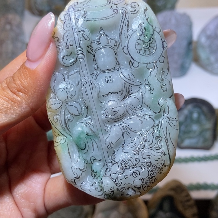 春***情定制翡翠未镶嵌定制翡翠a货