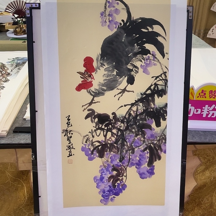 国画张圣敏先生纯手绘作品