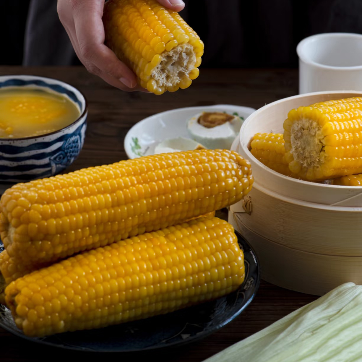 【甜加糯八棒】低脂粗粮饱腹黄糯甜玉米粘苞米黏苞米甜玉米真空包装