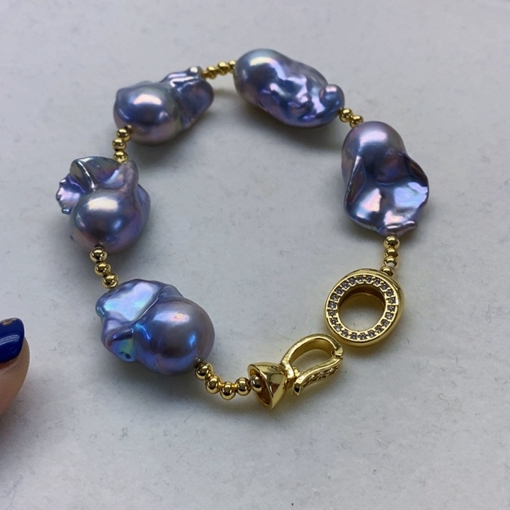 银S925镶嵌耳饰淡水珍珠