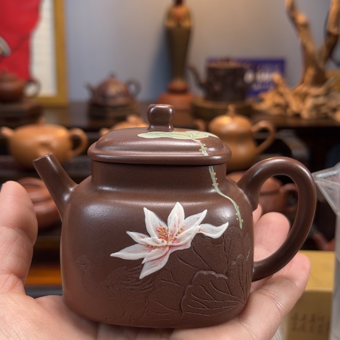 紫砂茶具半手工制作