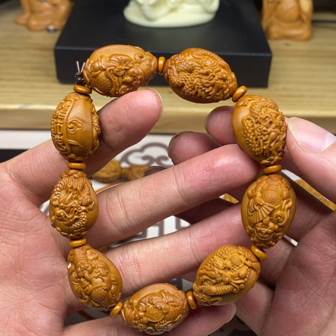 橄榄核手串/手链橄榄核雕工艺手串