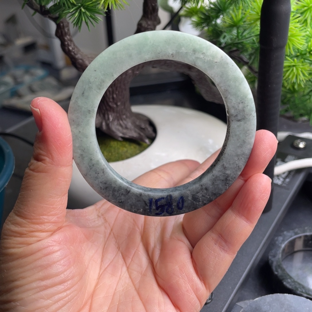 定制翡翠未镶嵌纯天然翡翠手镯定制