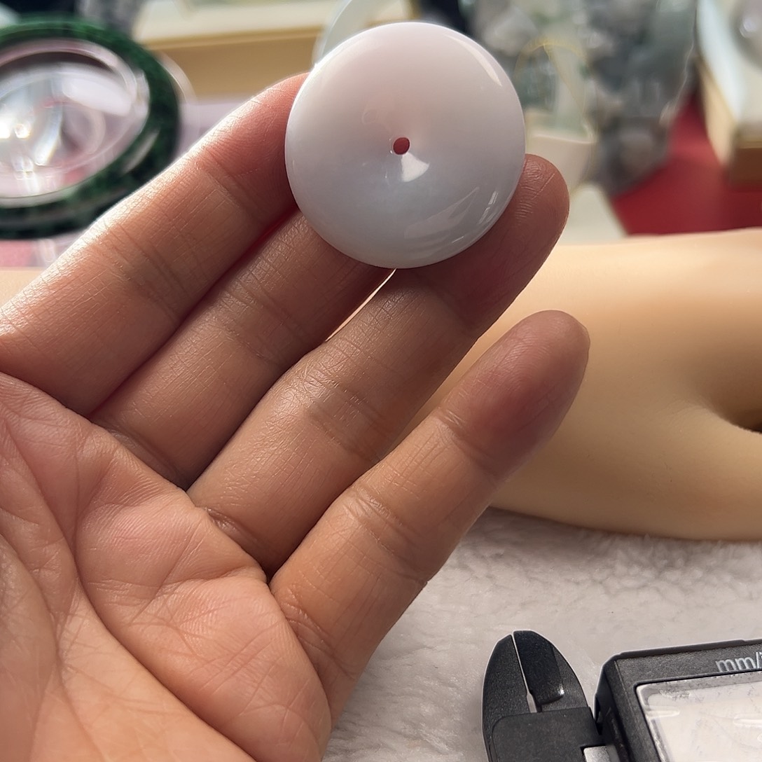 颈饰未镶嵌翡翠缅甸天然A货翡翠平安扣