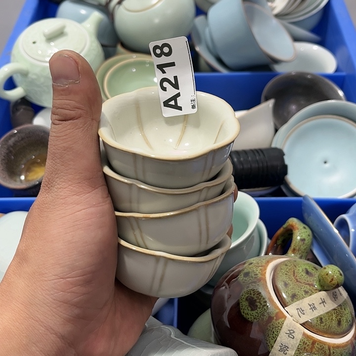 茶具默认微瑕瓷器、茶具、壶、摆件，介意勿拍 