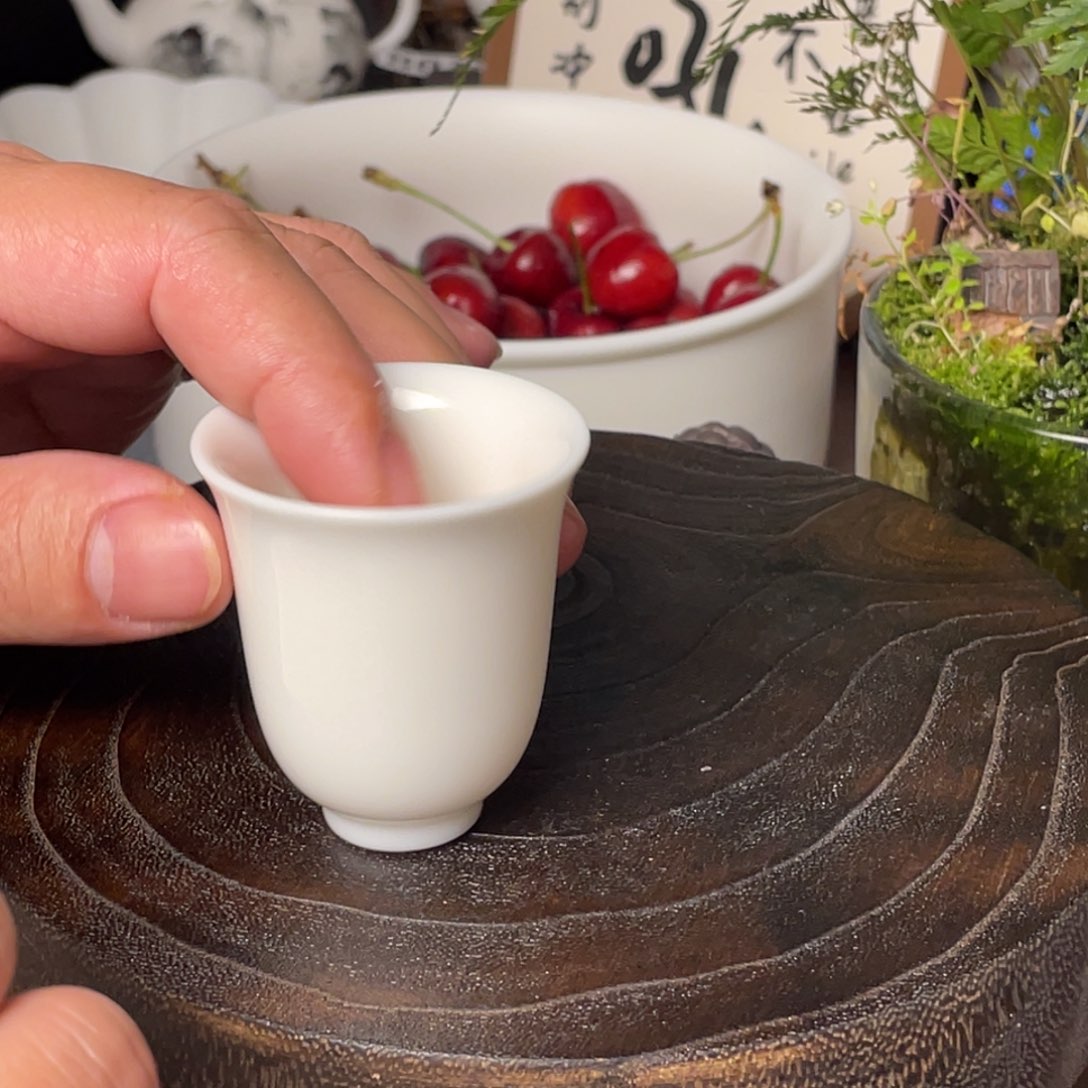 瓷片知旅茶器白瓷专场720杯子