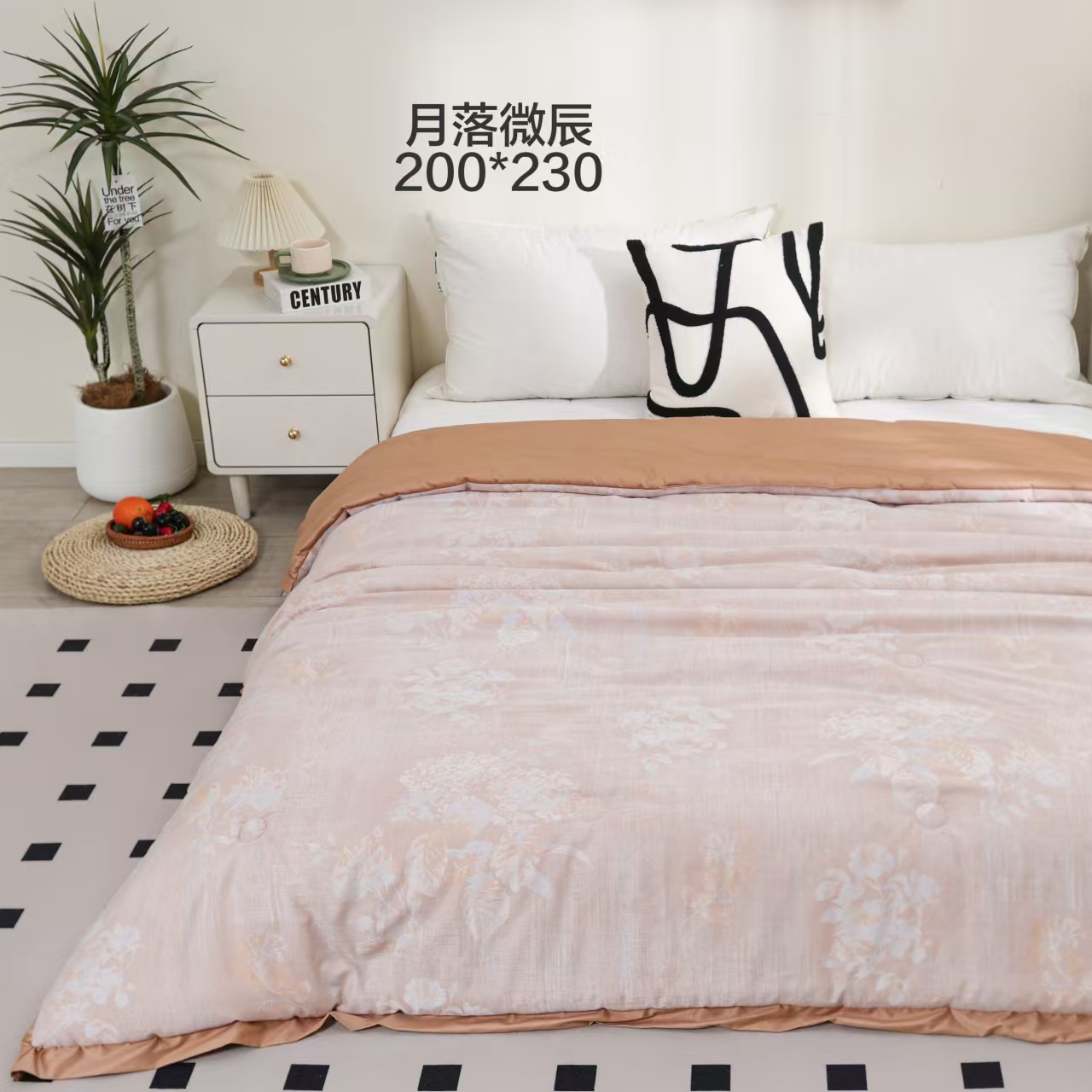 【秋冬被】 高精密贡段羊绒保暖被 月落微辰