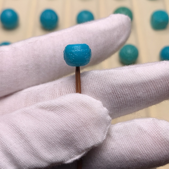 绿松石未镶嵌绿松石六字9.4