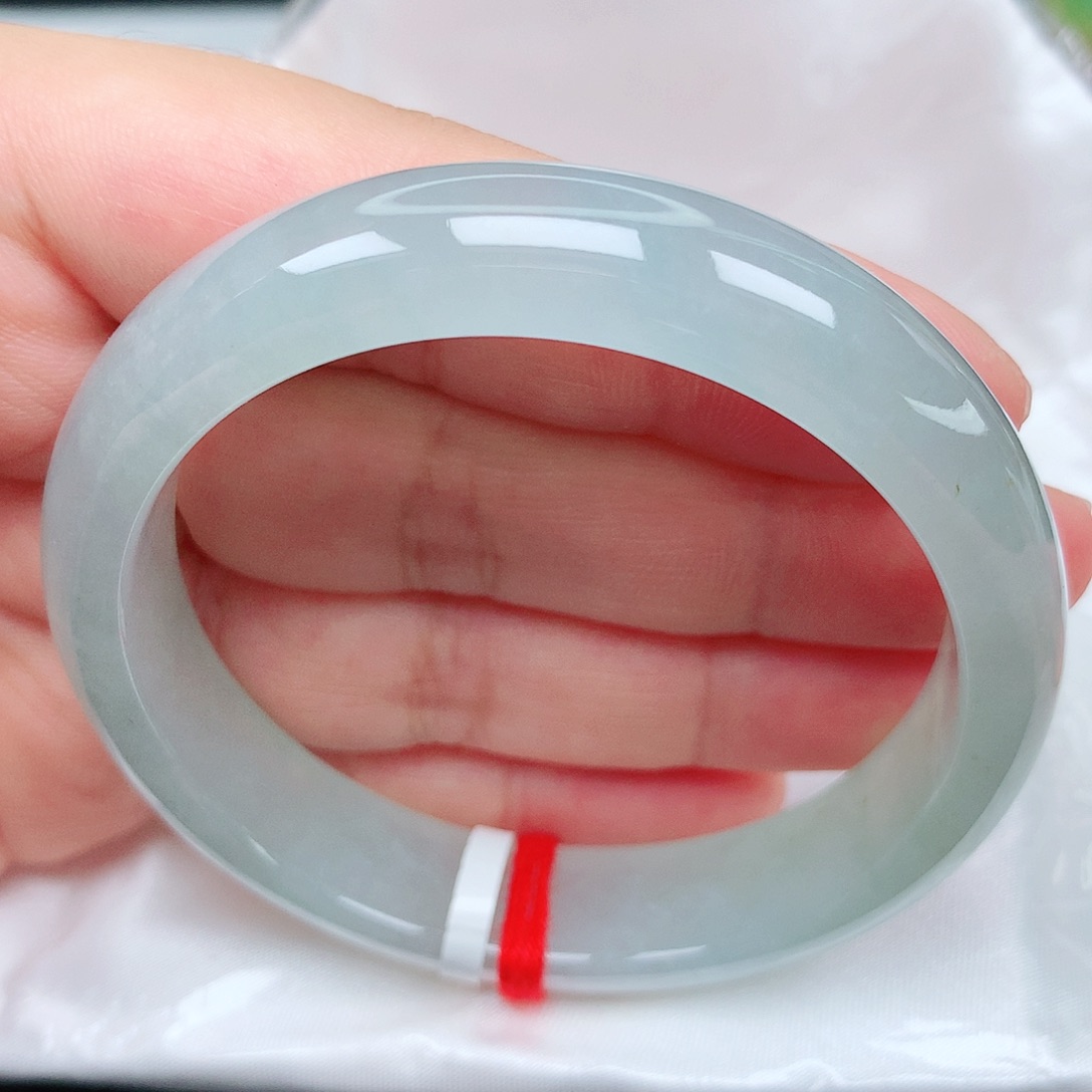 翡翠手镯未镶嵌13冰胶冰透