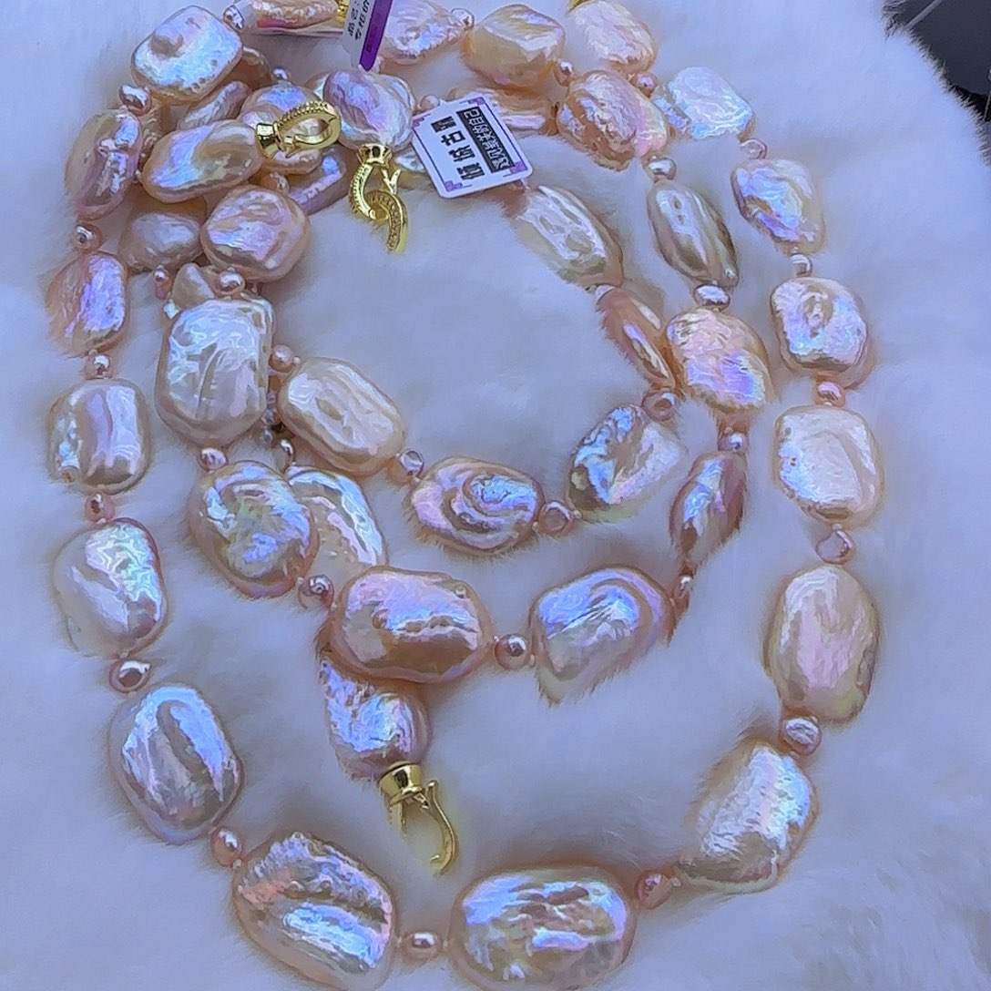 未镶嵌项链定制608淡水珍珠