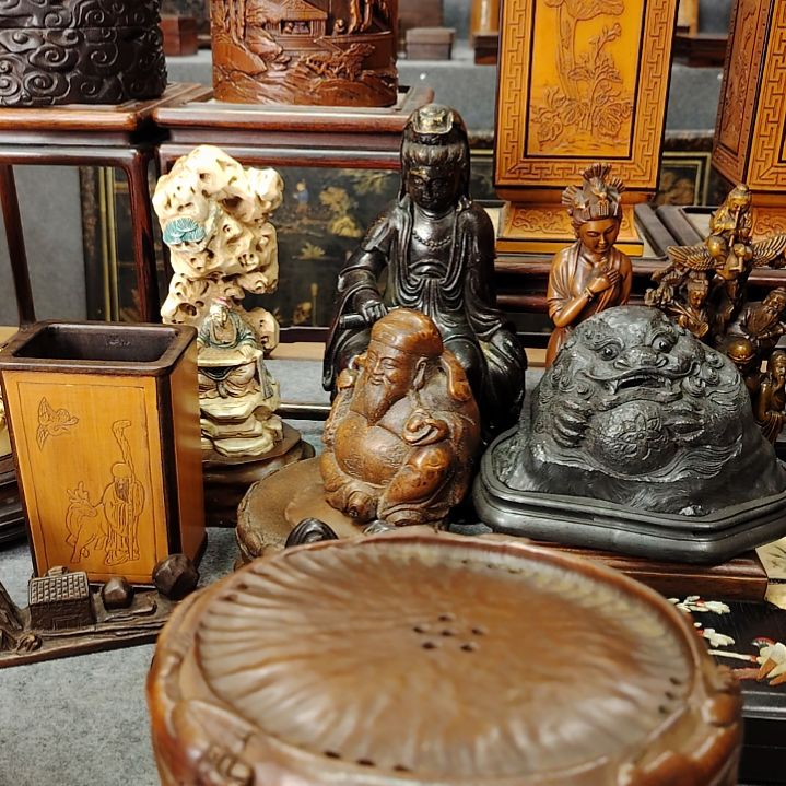 老****竹老竹雕香薰炉摆件