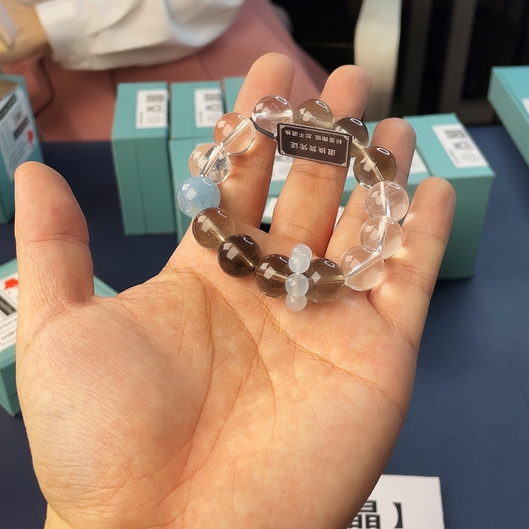 水晶银S925镶嵌手链