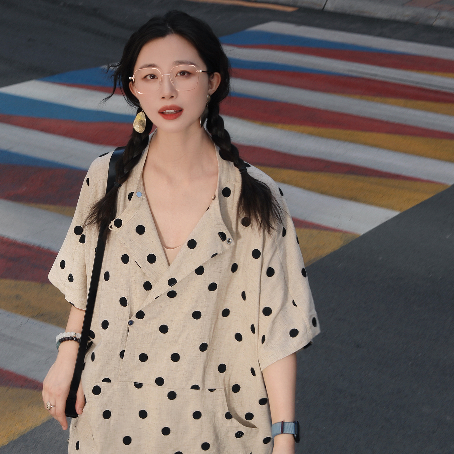 谜阿凰【珍珠奶茶】原创汉服套装汉元素亚麻棉麻半身裙夏季成人女