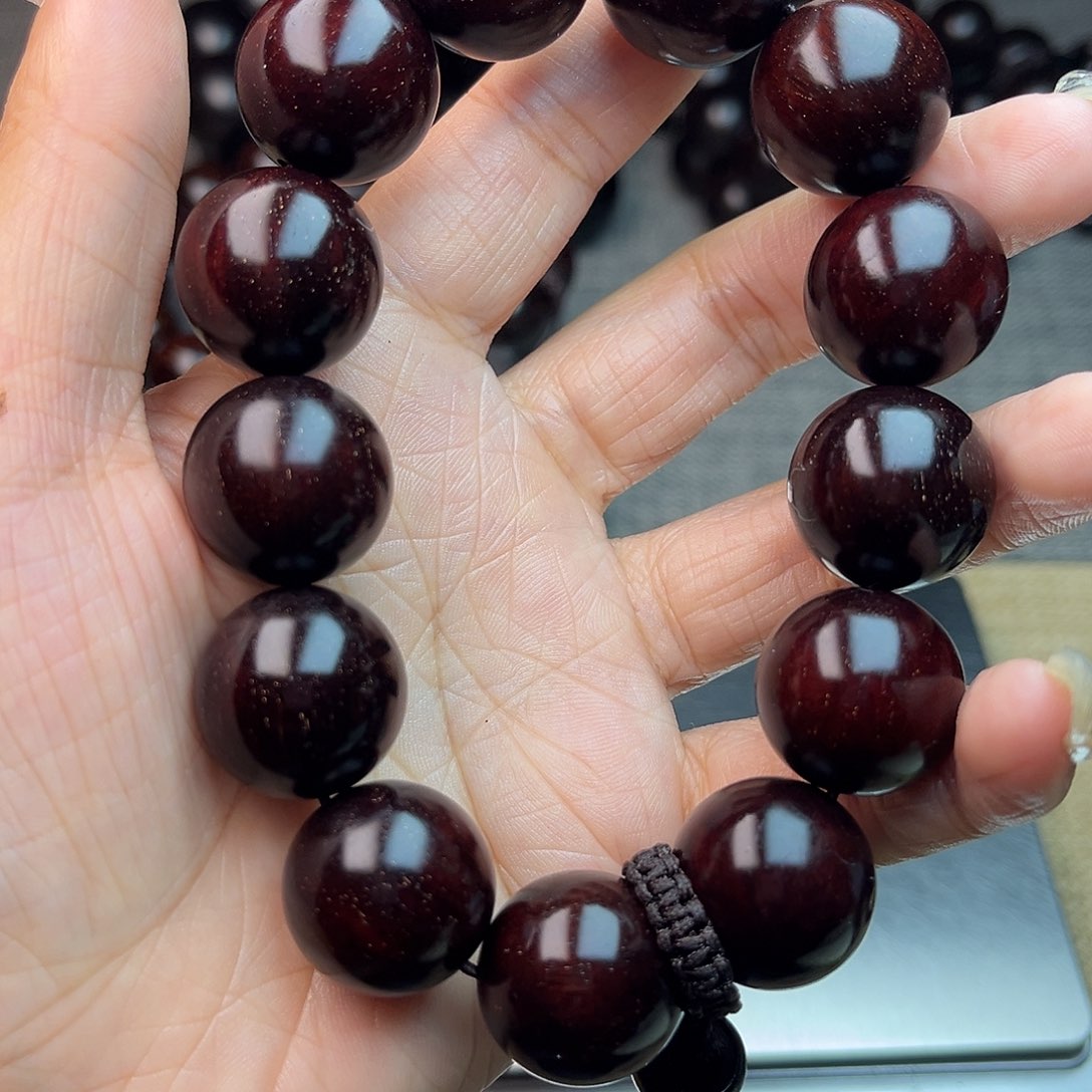 檀香紫檀（小叶紫檀）1.8x13多星