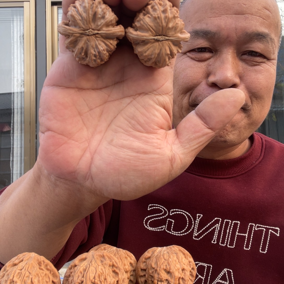 用***6文玩核桃吊坠白狮子41