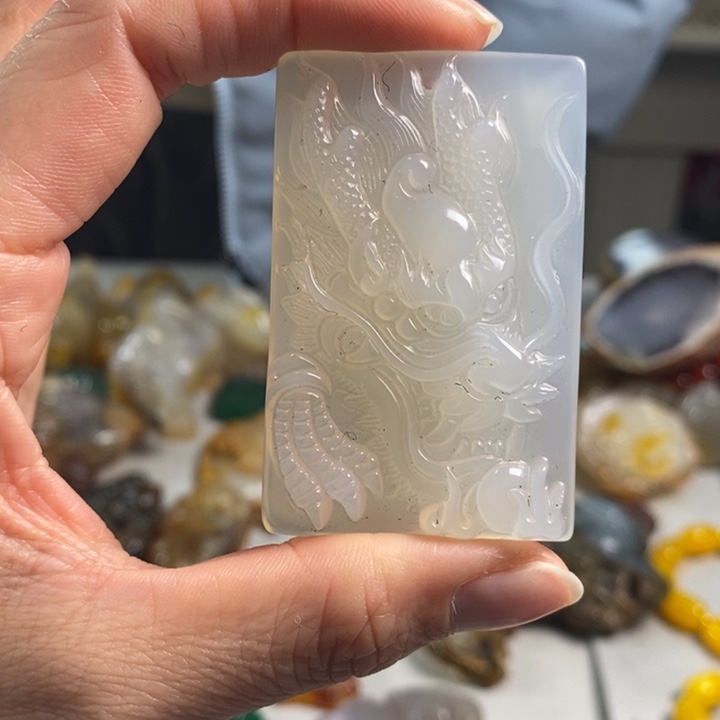 玛瑙/玉髓吊坠(不含链)未镶嵌