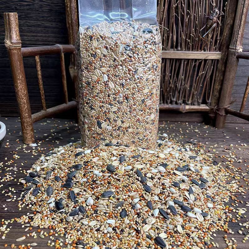 成年鸟粮鸟食鹦鹉饲料混合粮虎皮玄凤牡丹五色黍子真空包装
