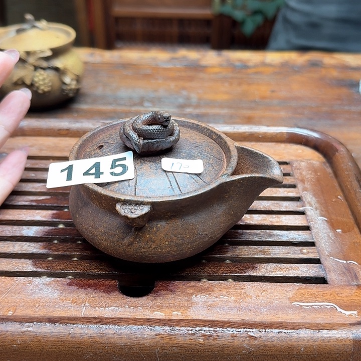 纯手工制作粗陶茶具