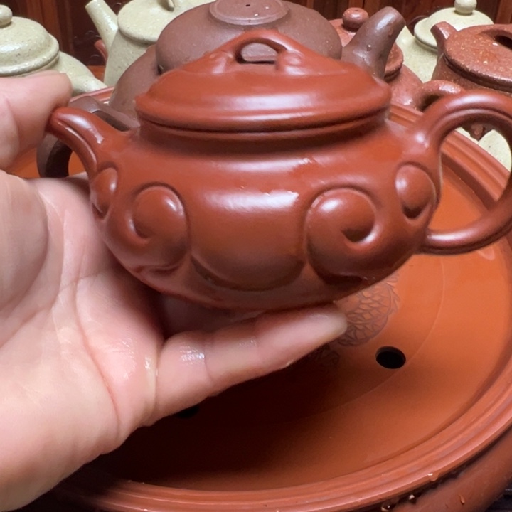 紫砂茶壶M****.宜兴原矿赵庄朱泥