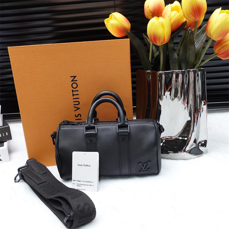 95新 LouisVuitton/路易威登 Keepall 黑色单肩包T_ZY0000400362