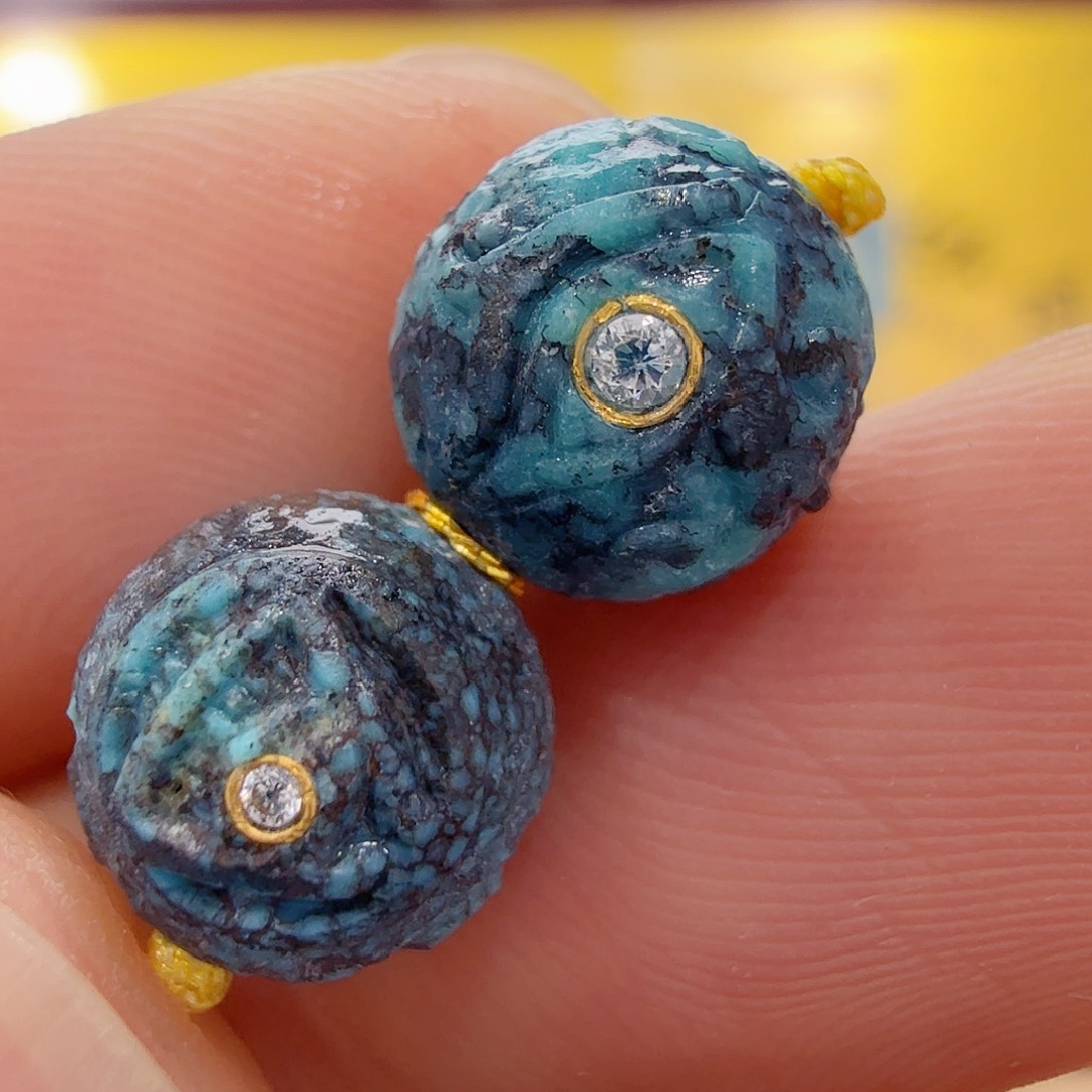 绿松石未镶嵌配饰