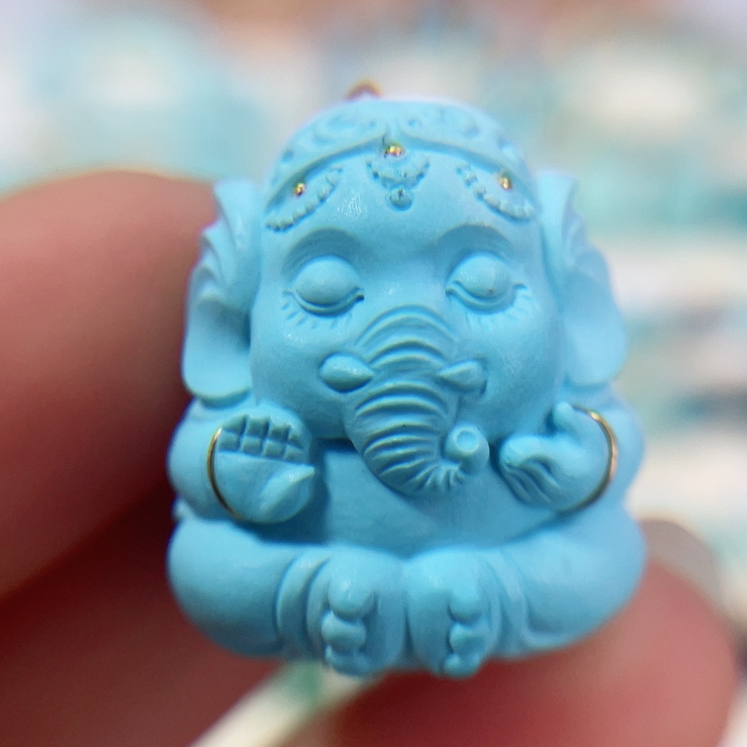 绿松石珠宝奇石未镶嵌