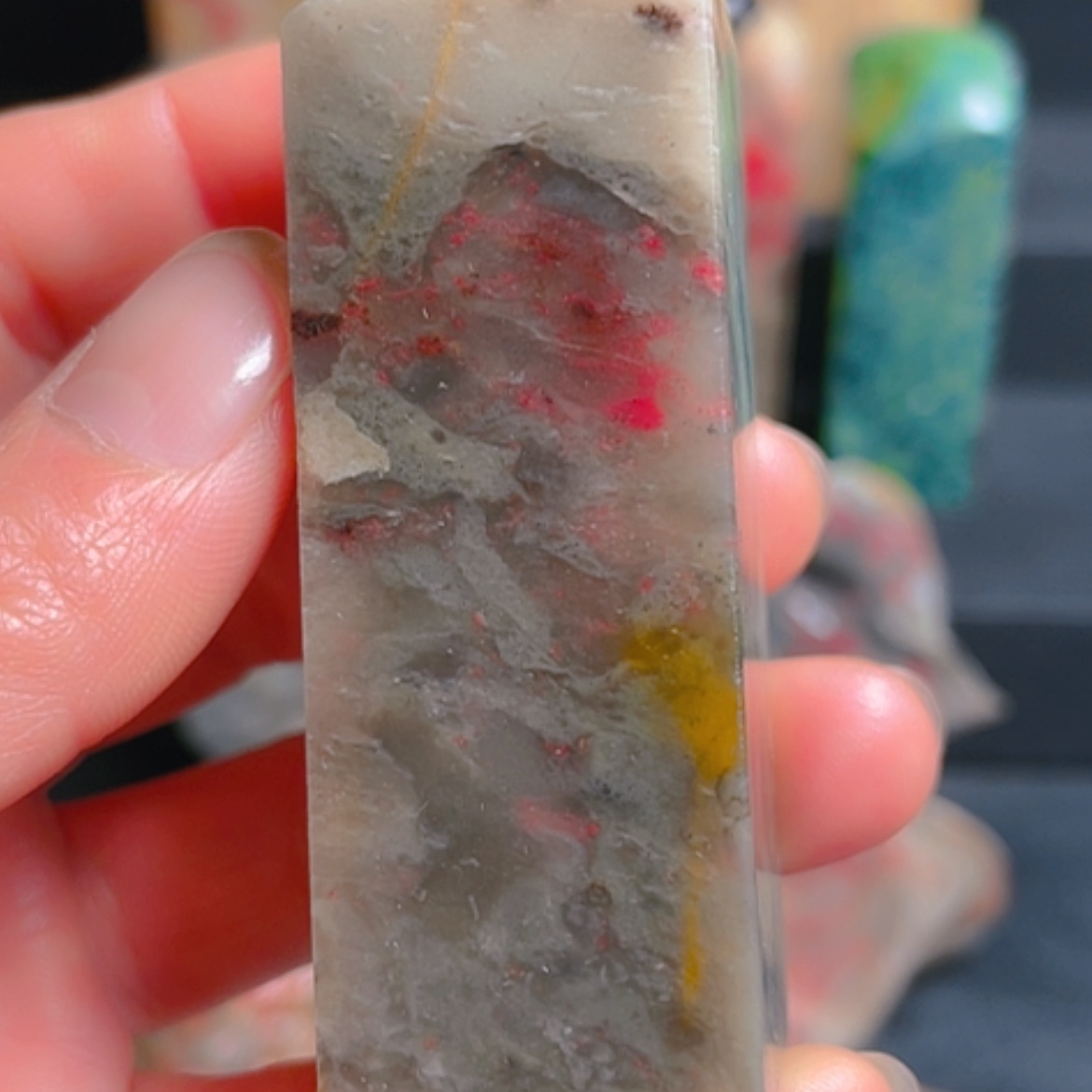 【闪购商品】昌化鸡血石昌化牛角冻鸡血印章