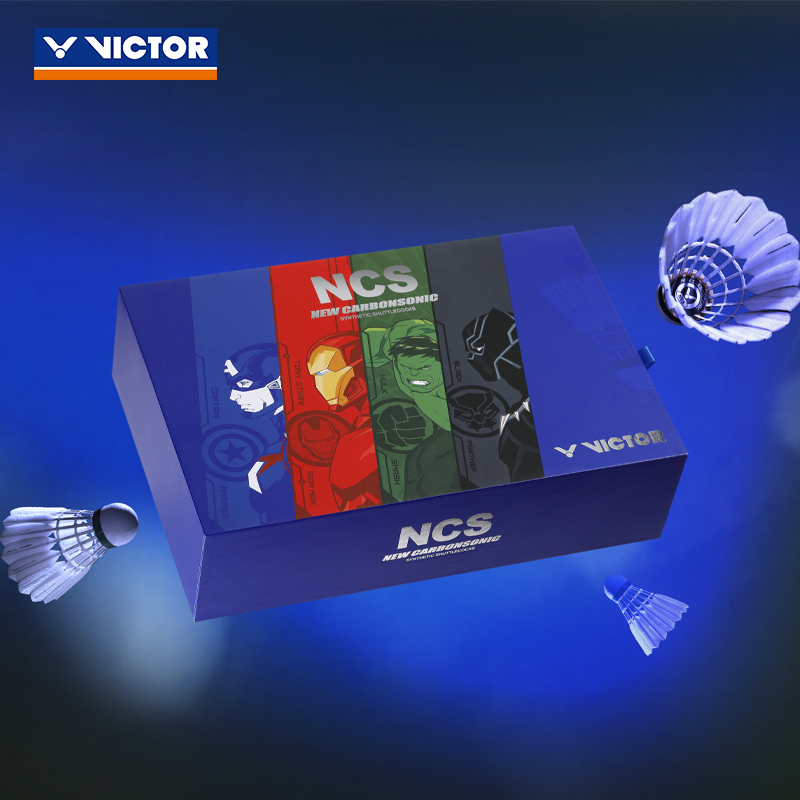 VICTOR/威克多人造羽毛球漫威复仇者碳音球限量礼盒 NCS-AVENGERS
