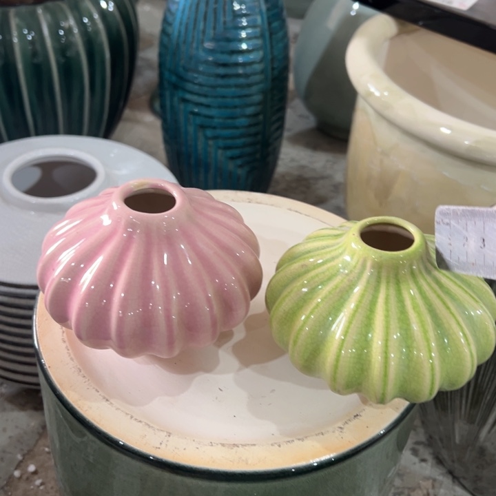 陶瓷花瓶摆件外贸出口微瑕捡漏高7口3公分