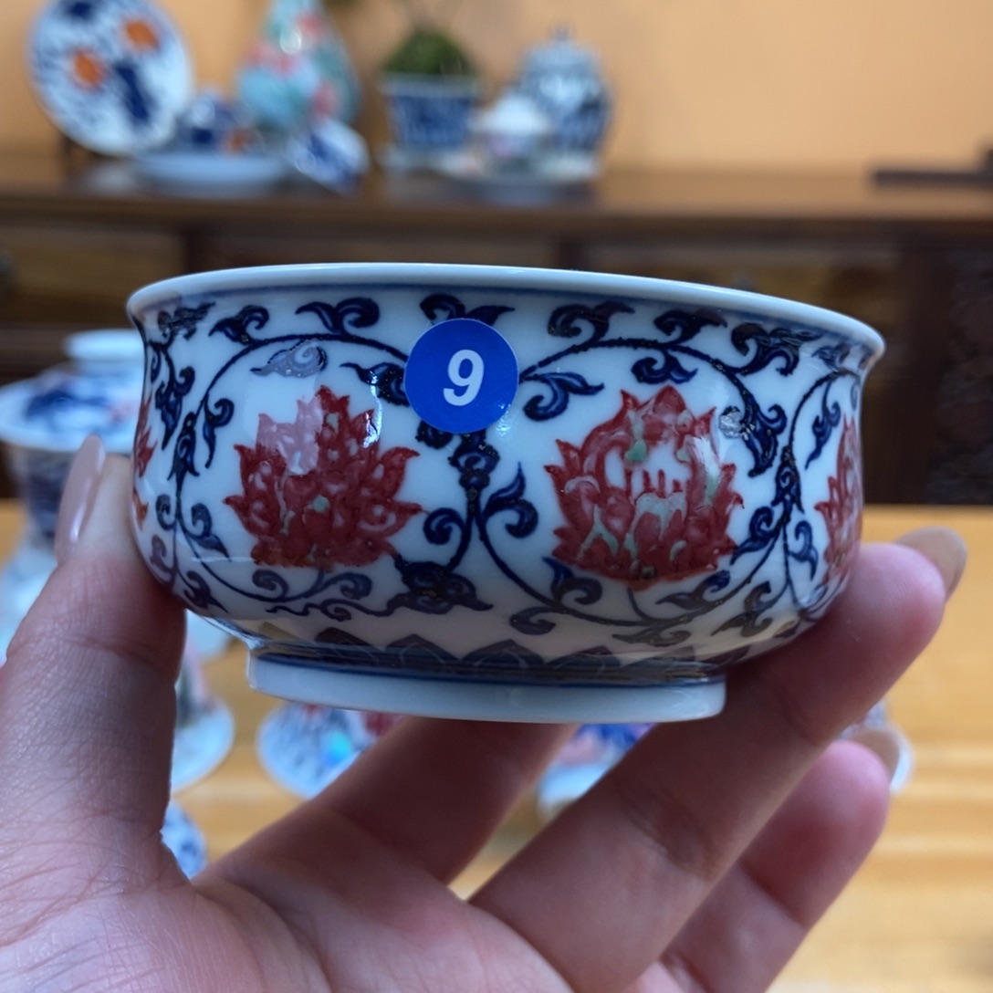 手绘现代茶具非古董