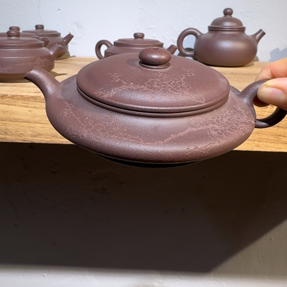 紫泥茶壶天青135毫升左右