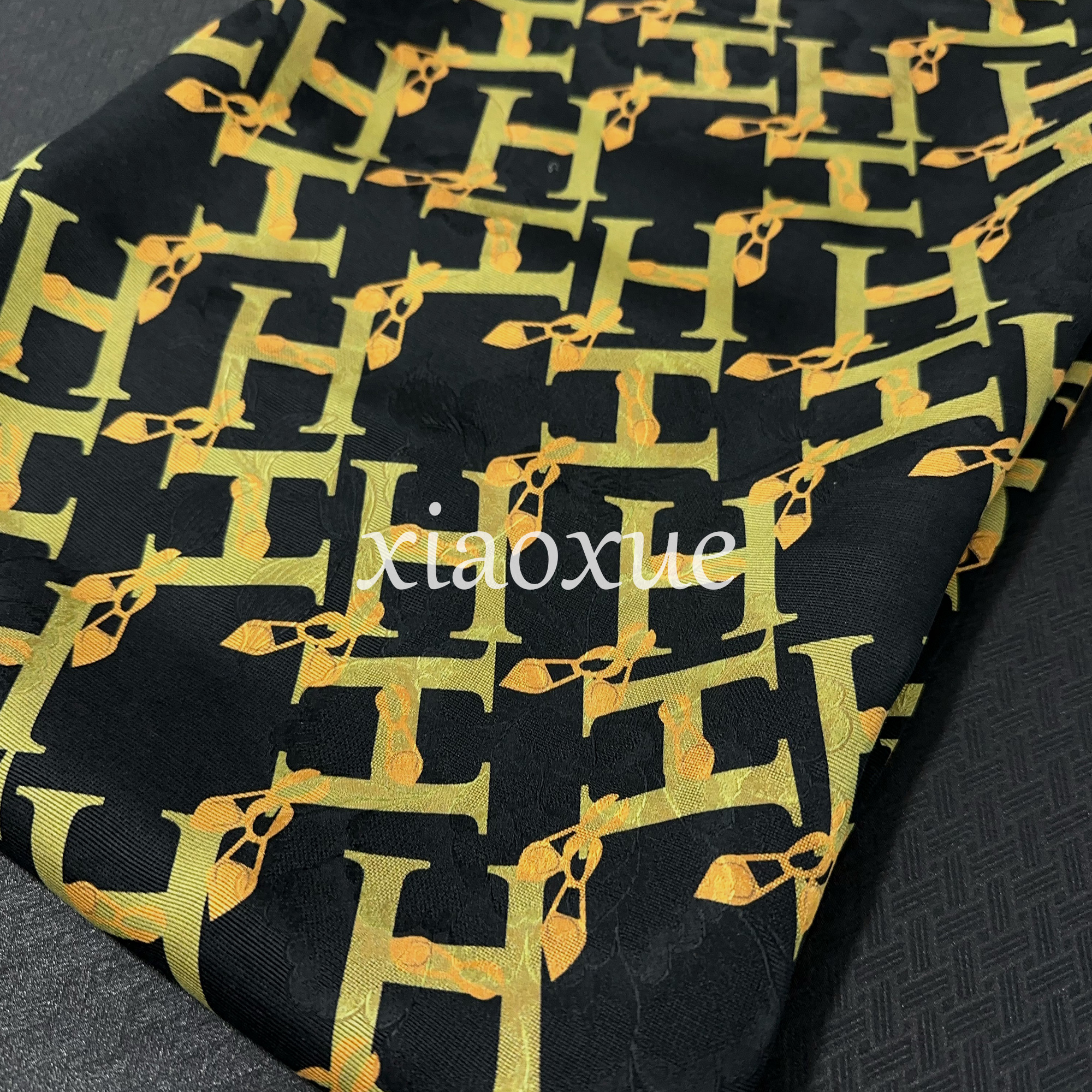 [莨纱-H] 香云纱 110门幅 25姆米 高端 桑蚕丝 丝绸面料 服装布料