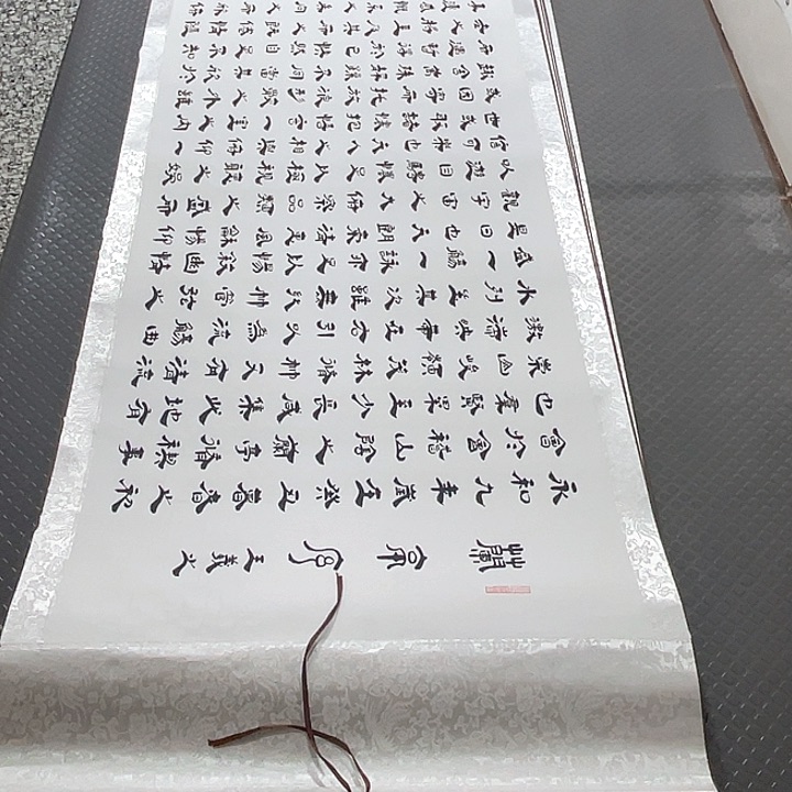 书法李全明老师打包卷轴